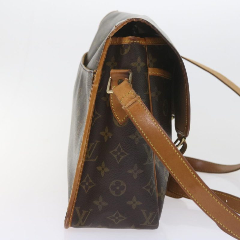 Louis Vuitton Monogram Gibeciere GM Shoulder Bag M42246  bs10124 - Image 6