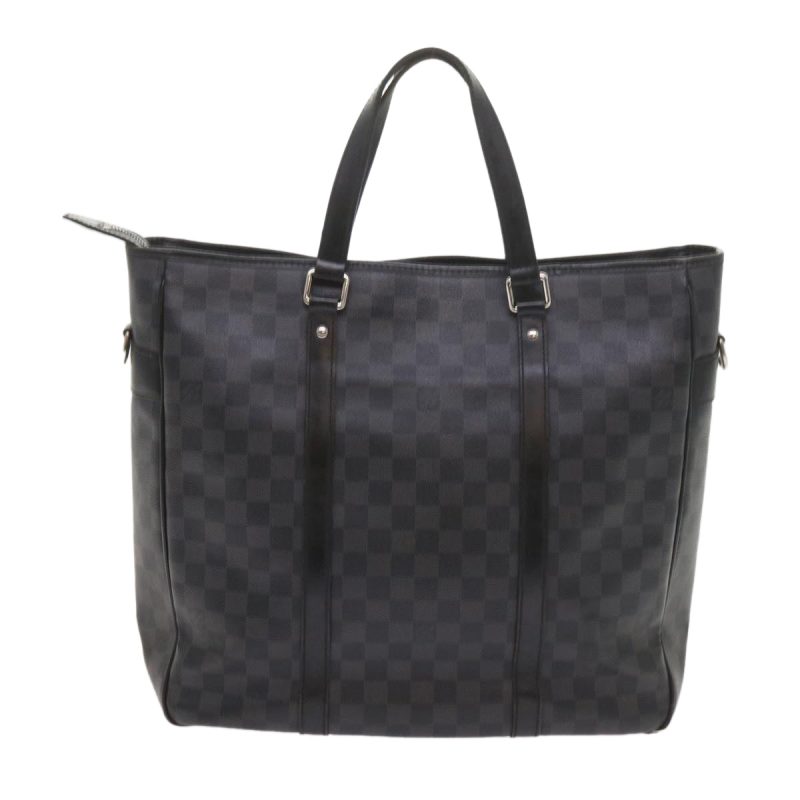 Louis Vuitton Damier Graphite Tadao 2way Hand Shoulder Bag N51192 Auth bs10128 - Image 2