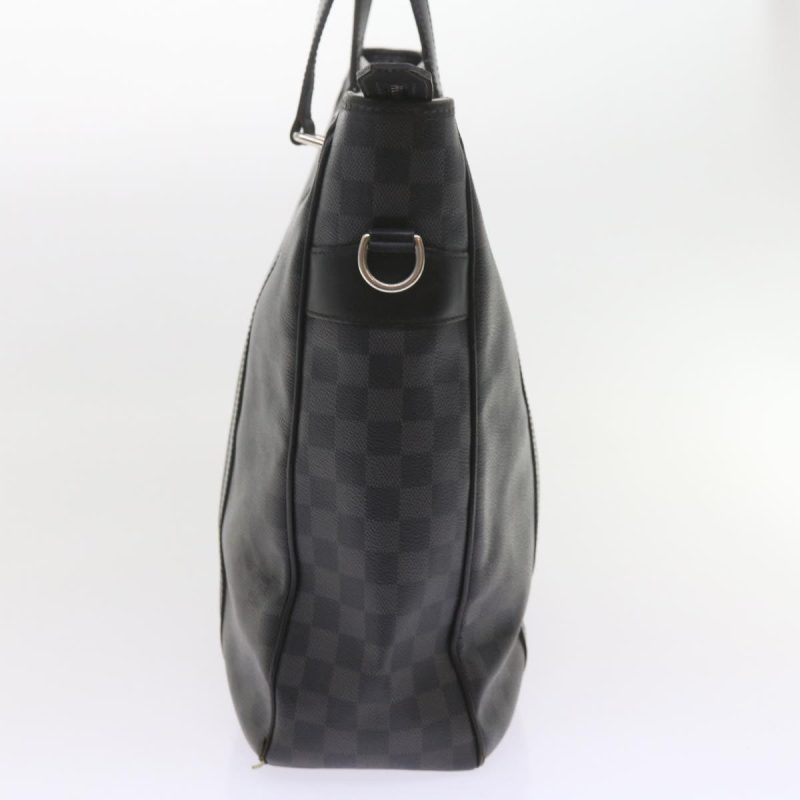 Louis Vuitton Damier Graphite Tadao 2way Hand Shoulder Bag N51192 Auth bs10128 - Image 4