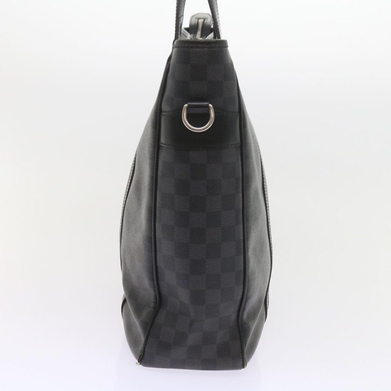 Louis Vuitton Damier Graphite Tadao 2way Hand Shoulder Bag N51192 Auth bs10128 - Image 5