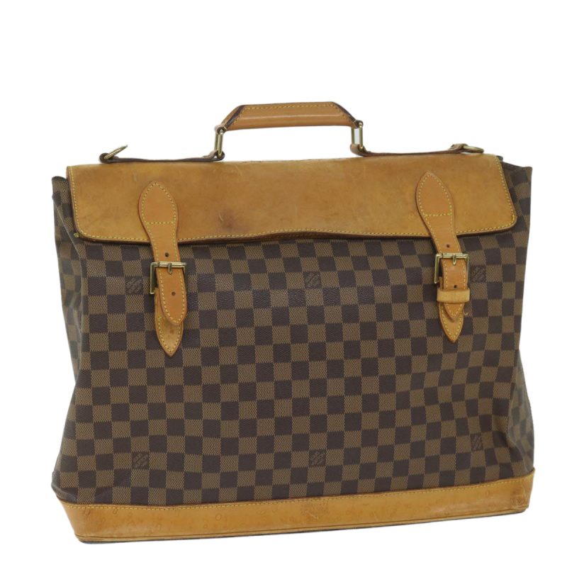 Louis Vuitton Damier Ebene Clipper Boston Bag 100th 2way M99039  bs10176
