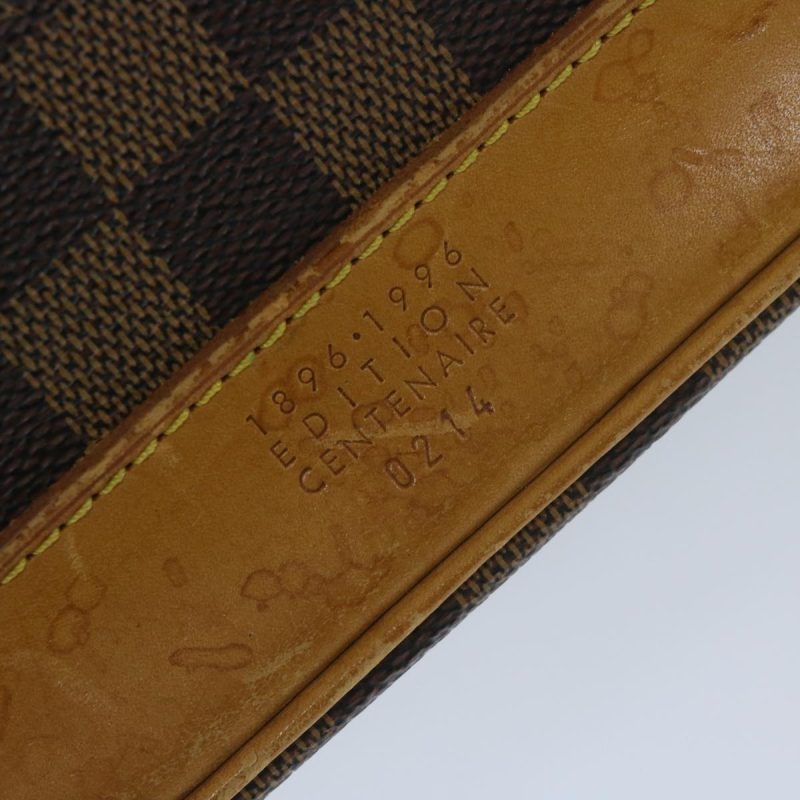 Louis Vuitton Damier Ebene Clipper Boston Bag 100th 2way M99039  bs10176 - Image 10