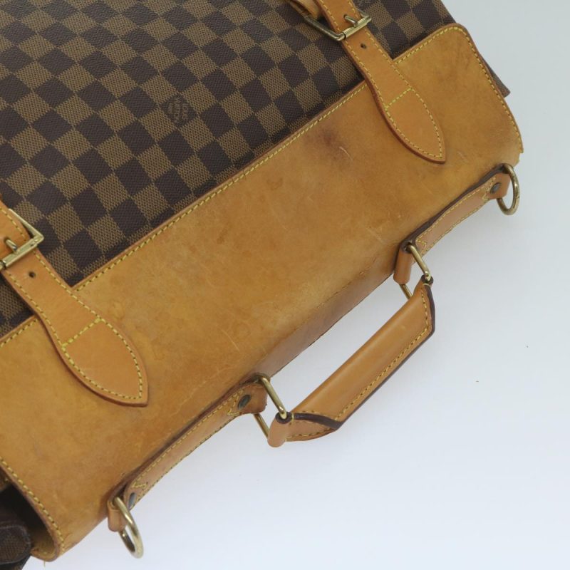 Louis Vuitton Damier Ebene Clipper Boston Bag 100th 2way M99039  bs10176 - Image 6
