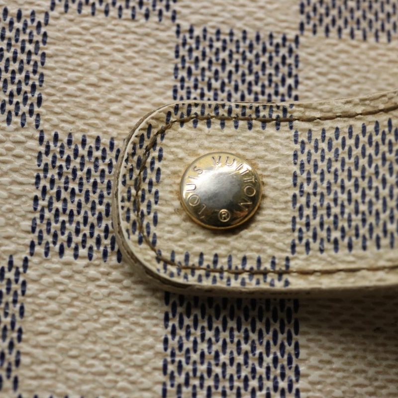 Louis Vuitton Damier Azur Agenda MM Day Planner Cover R20707  bs10243 - Image 7