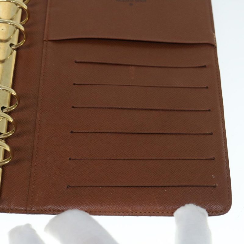 Louis Vuitton Monogram Agenda MM Day Planner Cover R20105  bs10244 - Image 7