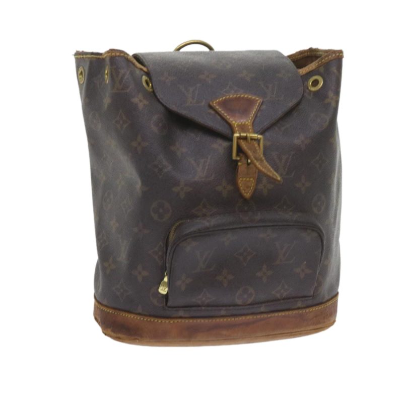 Louis Vuitton Monogram Montsouris MM Backpack M51136  bs10284