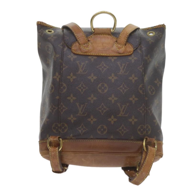 Louis Vuitton Monogram Montsouris MM Backpack M51136  bs10284 - Image 2