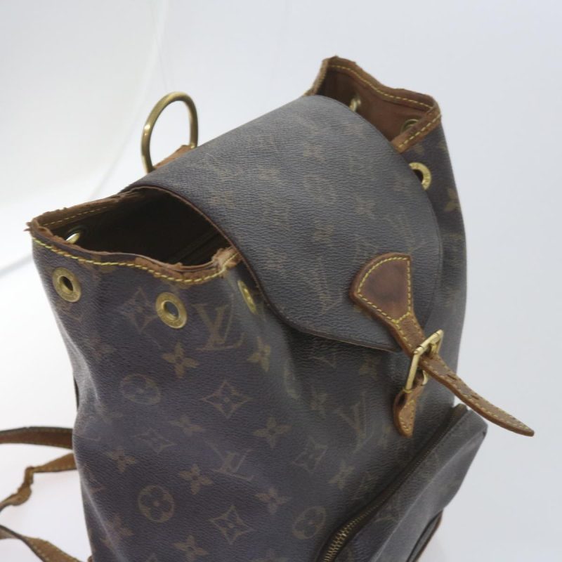 Louis Vuitton Monogram Montsouris MM Backpack M51136  bs10284 - Image 6