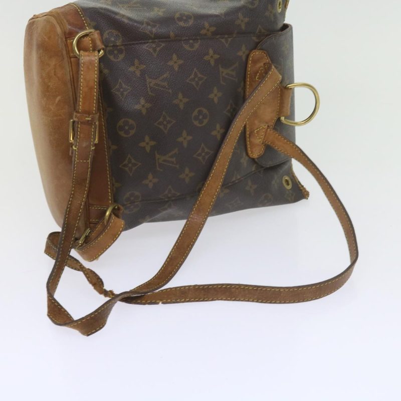 Louis Vuitton Monogram Montsouris MM Backpack M51136  bs10284 - Image 8