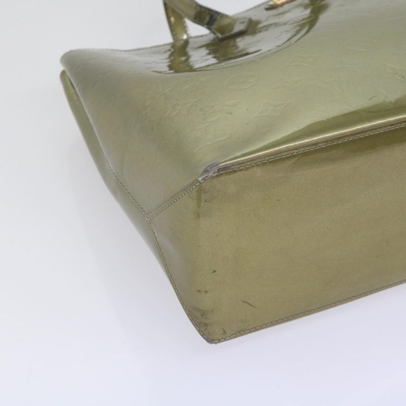 Louis Vuitton Vernis Wilshire MM Hand Bag Gris Art Deco M91648  bs10298 - Image 10