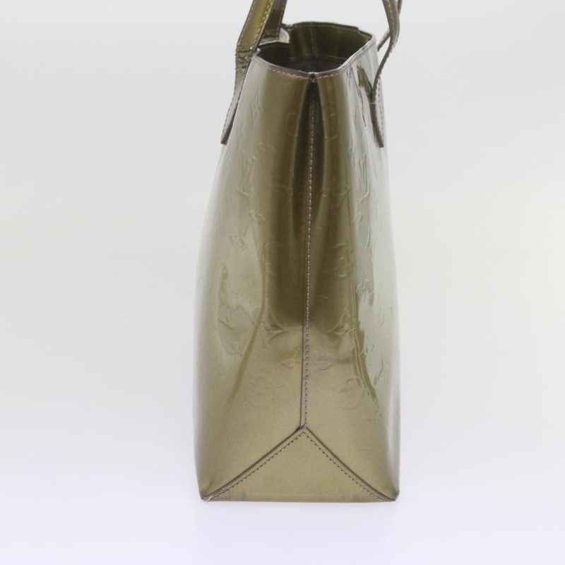 Louis Vuitton Vernis Wilshire MM Hand Bag Gris Art Deco M91648  bs10298 - Image 3