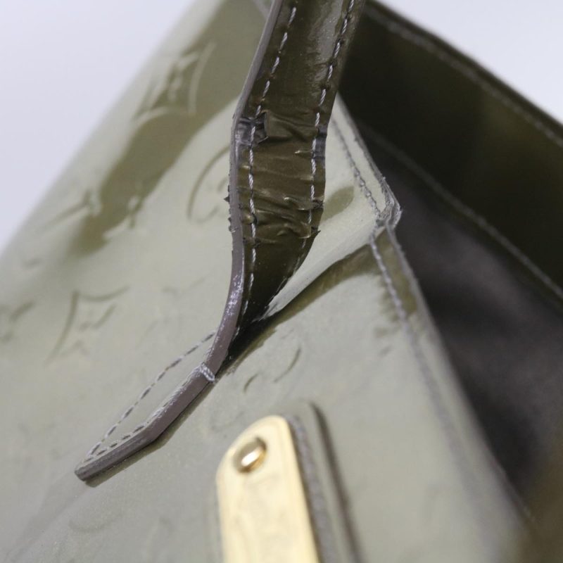 Louis Vuitton Vernis Wilshire MM Hand Bag Gris Art Deco M91648  bs10298 - Image 9