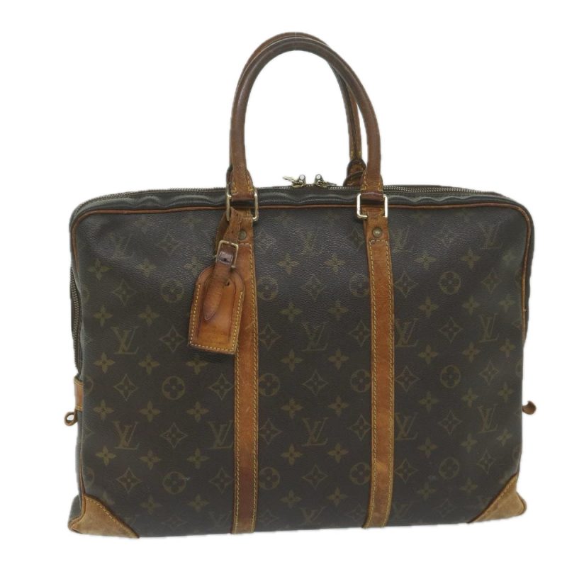 Louis Vuitton Monogram Porte Documents Voyage Business Bag M53361 Auth bs10321