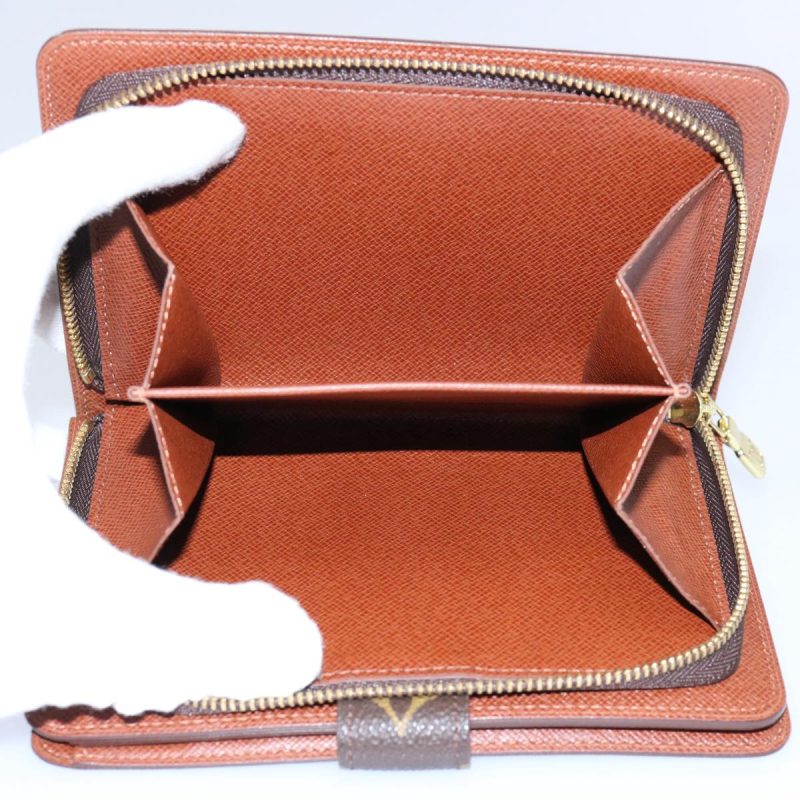Louis Vuitton Monogram Porto Papie Zip Wallet M61207  bs10367 - Image 8