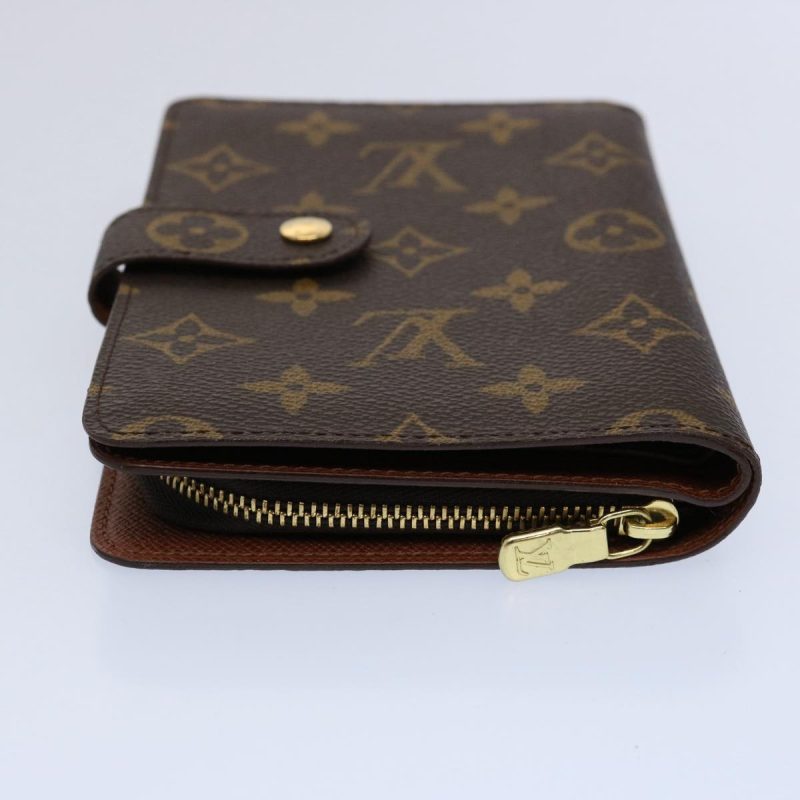 Louis Vuitton Monogram Porto Papie Zip Wallet M61207  bs10367 - Image 5
