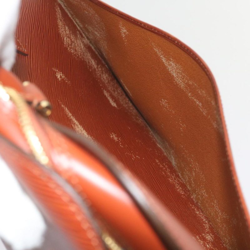 Louis Vuitton Epi Sorbonne Hand Bag Brown M54513  bs10368 - Image 9