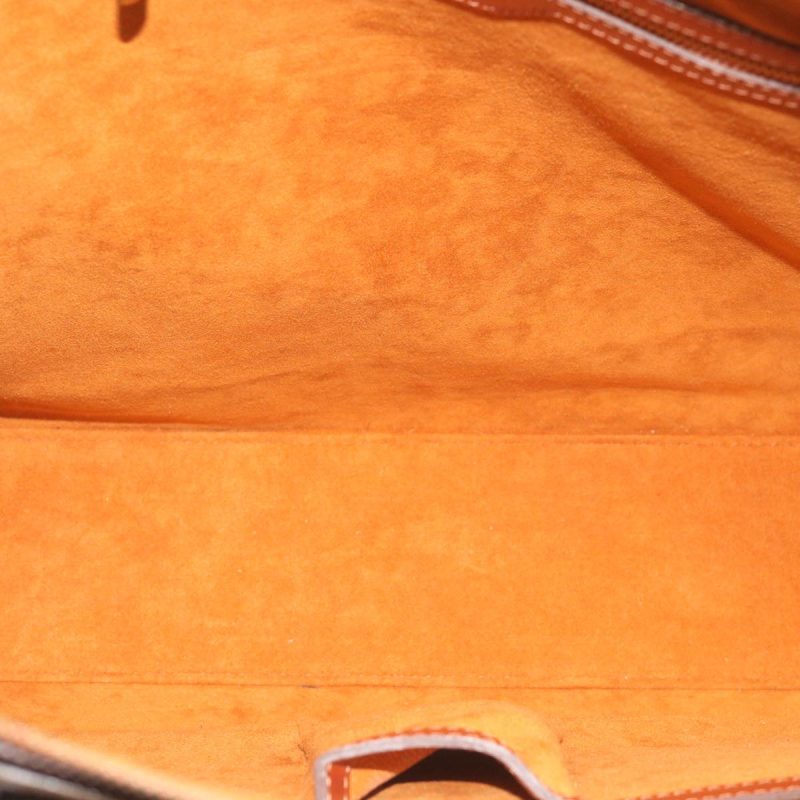 Louis Vuitton Epi Sorbonne Hand Bag Brown M54513  bs10368 - Image 10