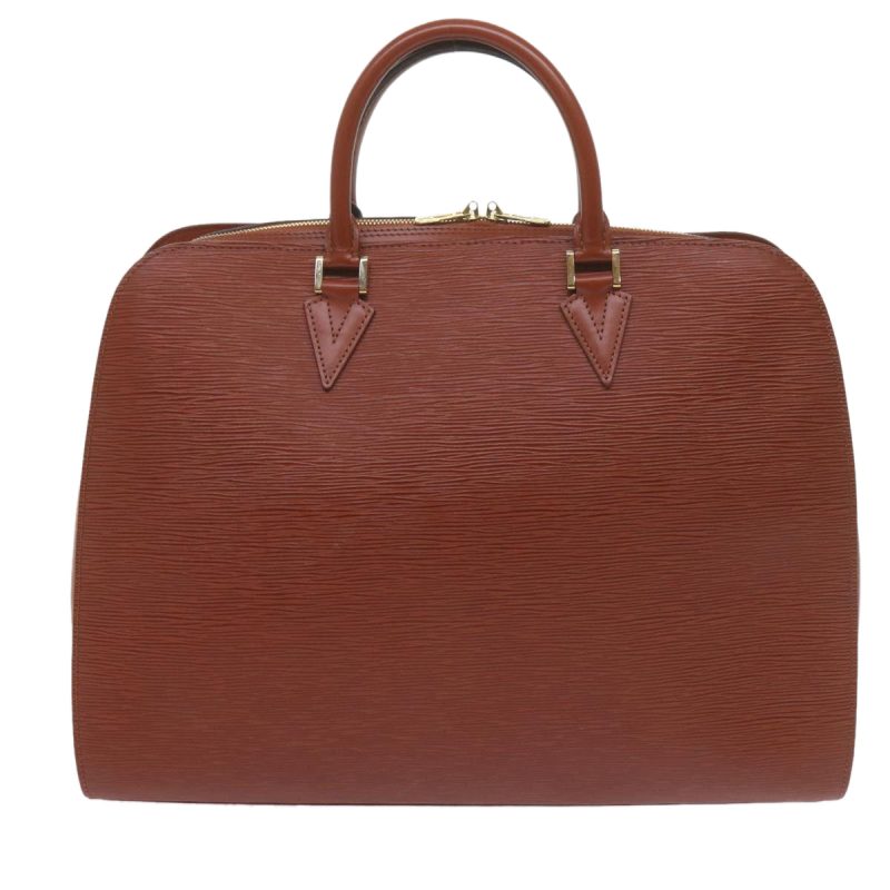 Louis Vuitton Epi Sorbonne Hand Bag Brown M54513  bs10368 - Image 2