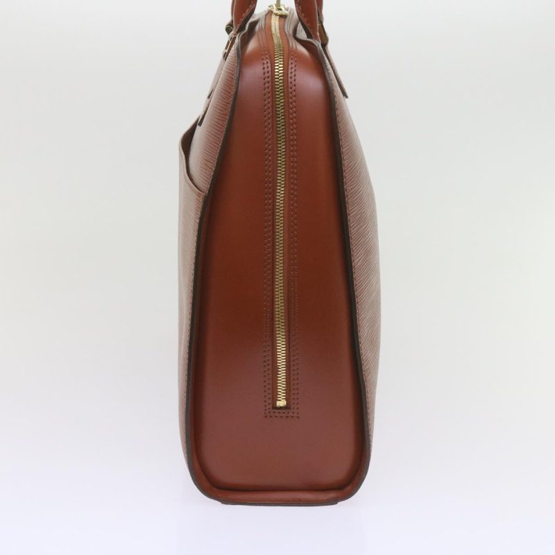 Louis Vuitton Epi Sorbonne Hand Bag Brown M54513  bs10368 - Image 3