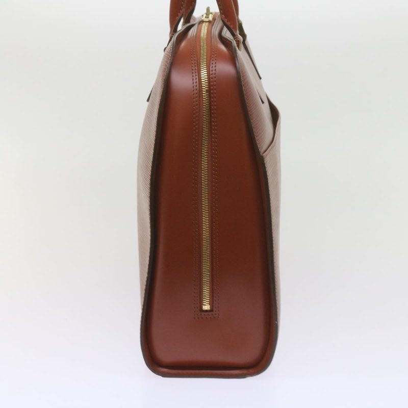 Louis Vuitton Epi Sorbonne Hand Bag Brown M54513  bs10368 - Image 4