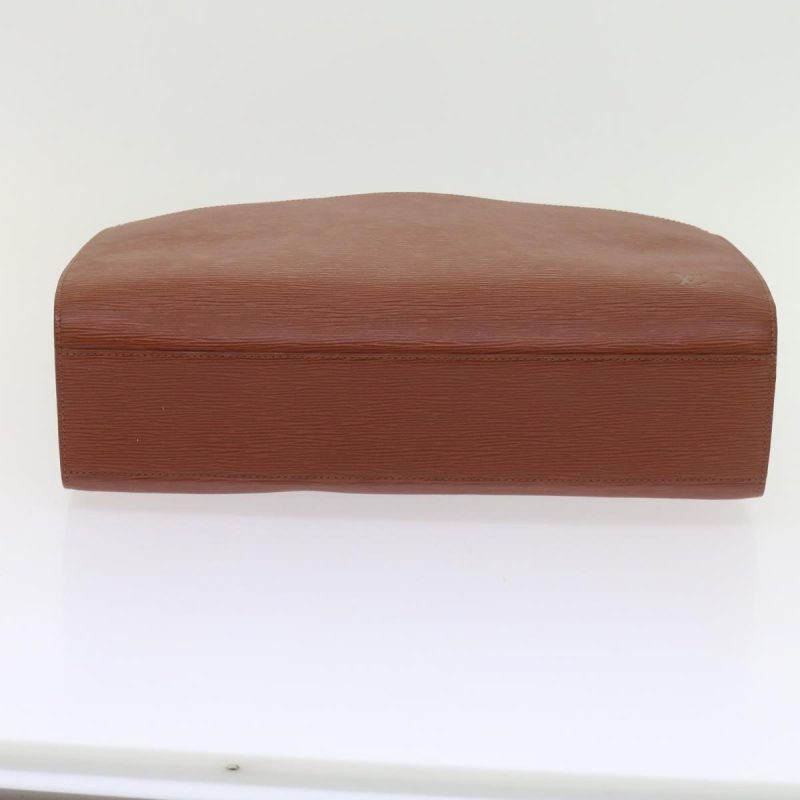 Louis Vuitton Epi Sorbonne Hand Bag Brown M54513  bs10368 - Image 5