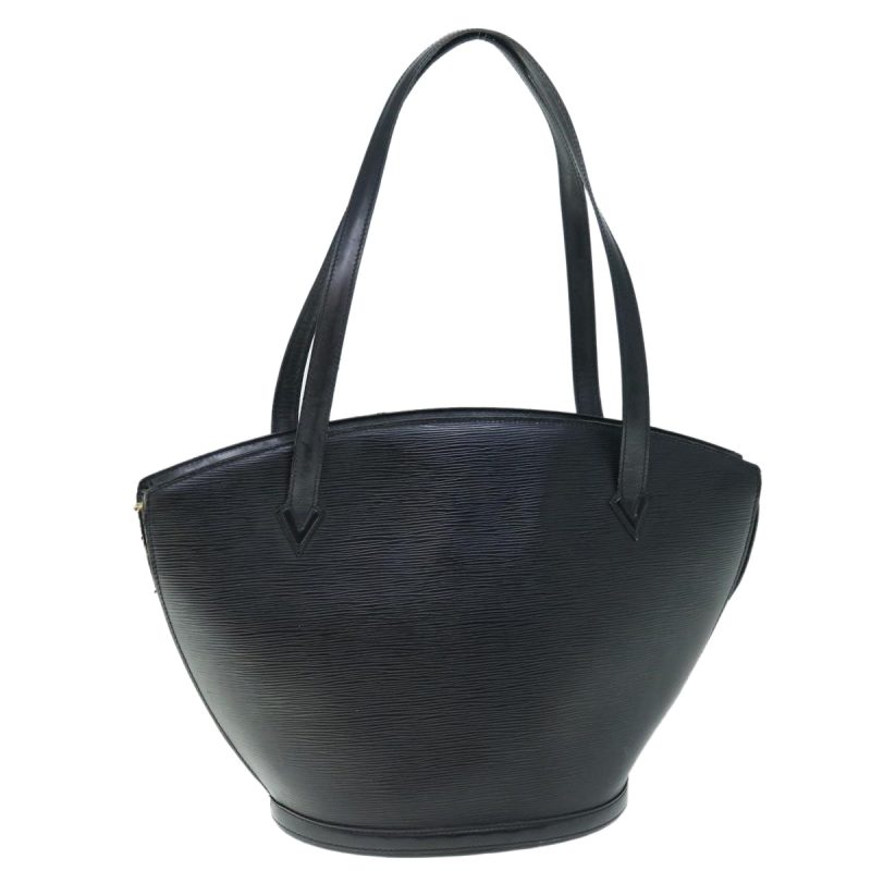 Louis Vuitton Epi Saint Jacques Shopping Shoulder Bag Black M52262 Auth bs10370