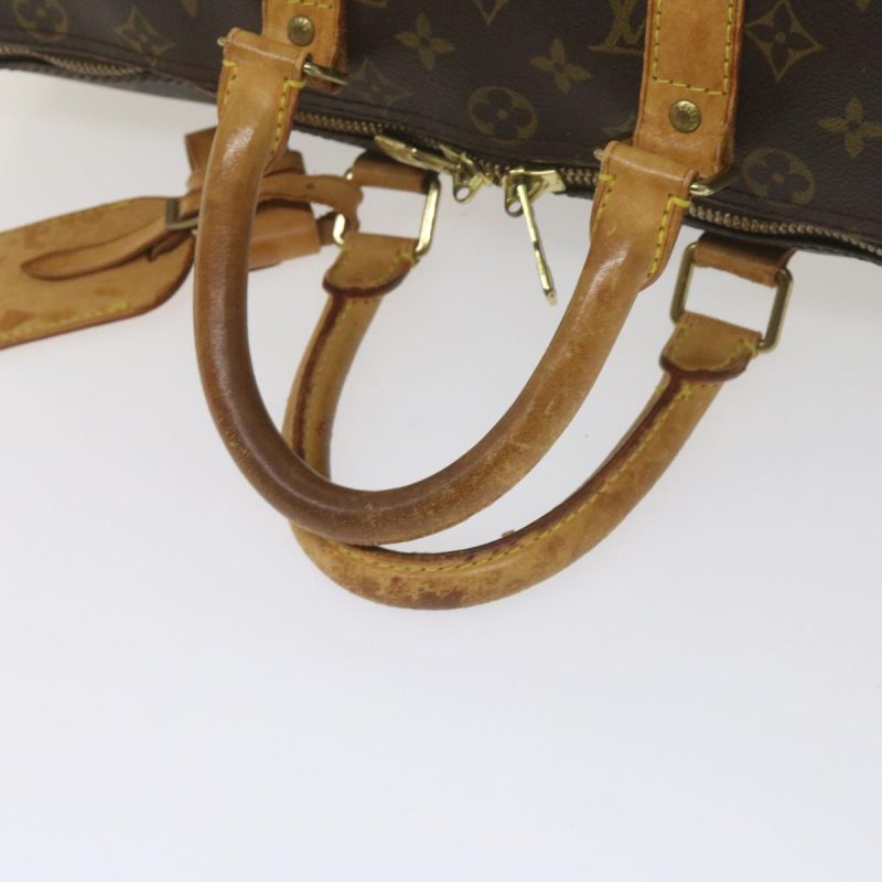 Louis Vuitton Monogram Keepall Bandouliere 45 Boston Bag M41418  bs10403 - Image 8