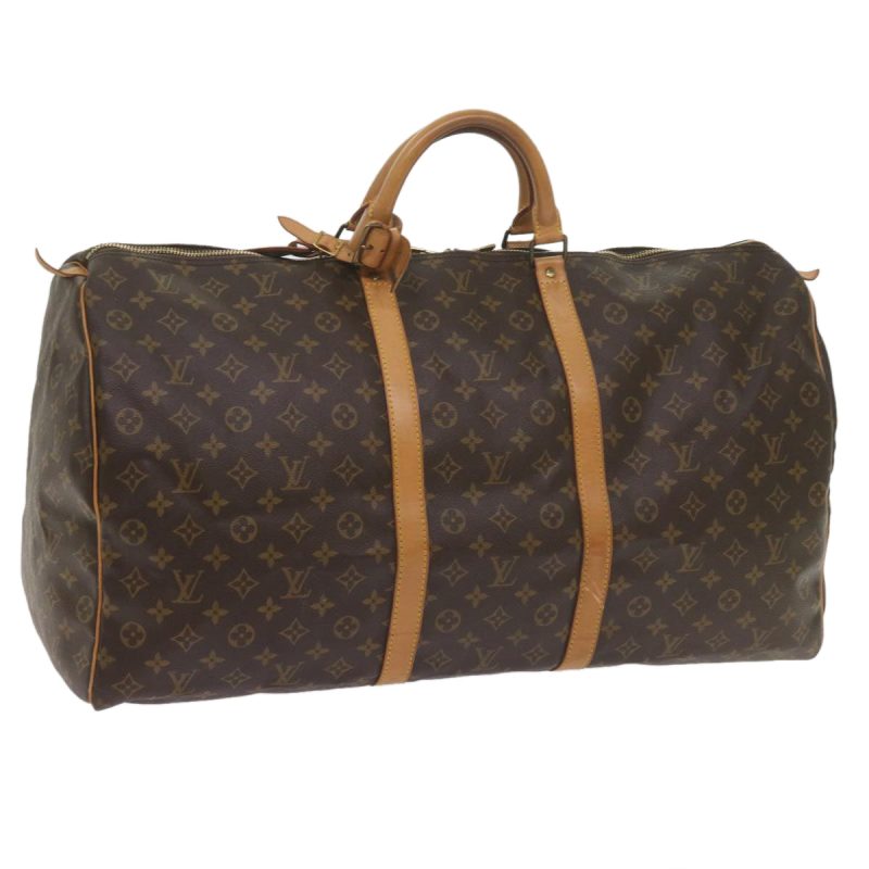 Louis Vuitton Monogram Keepall 60 Boston Bag M41422  bs10404