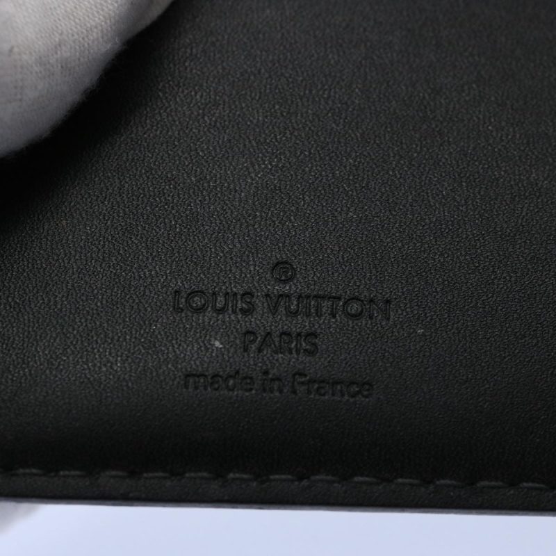 Louis Vuitton Utah Porte Valeurs Cartes Credit Leather Black M97020 Auth bs10416 - Image 8