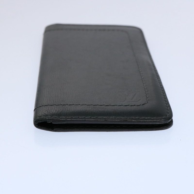 Louis Vuitton Utah Porte Valeurs Cartes Credit Leather Black M97020 Auth bs10416 - Image 6