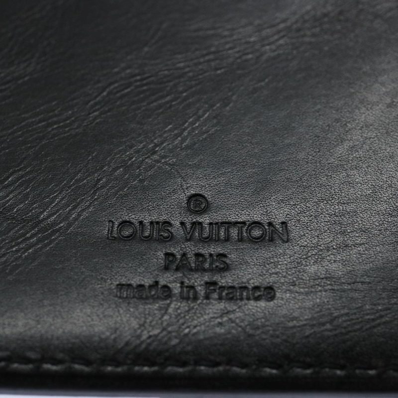 Louis Vuitton Chicago Long Wallet Leather Black  bs10417 - Image 8