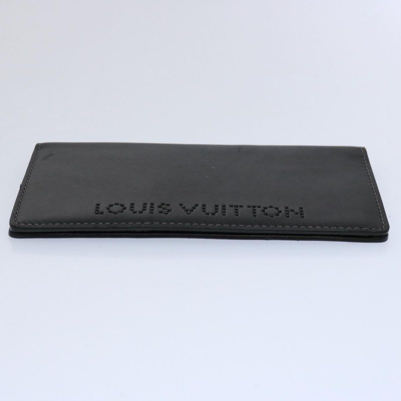Louis Vuitton Chicago Long Wallet Leather Black  bs10417 - Image 6