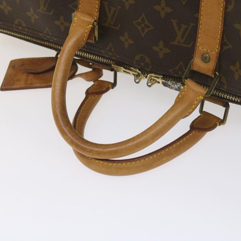 Louis Vuitton Monogram Keepall 50 Boston Bag M41426  bs10454 - Image 9
