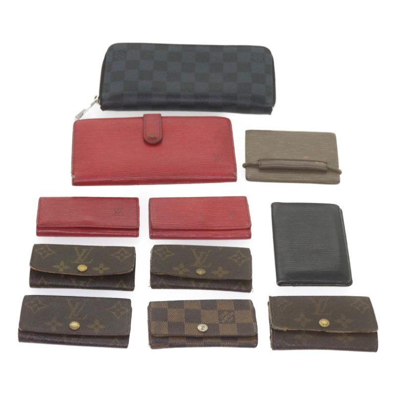 Louis Vuitton Monogram Epi Key Case Wallet 11 pieces Red  bs10482
