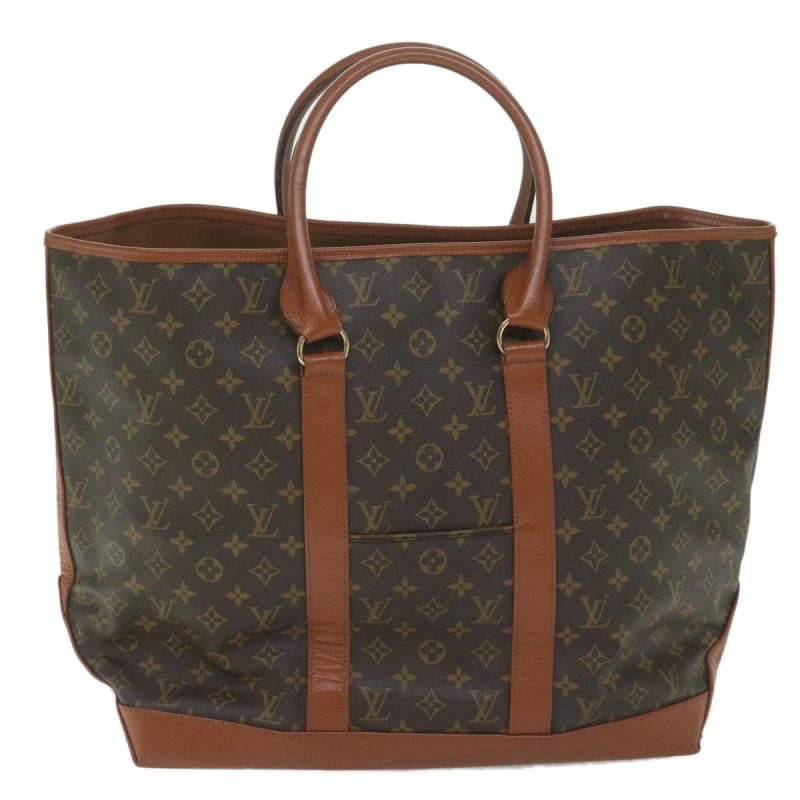 Louis Vuitton Monogram Sac Weekend GM Tote Bag M42420  bs10514 - Image 2