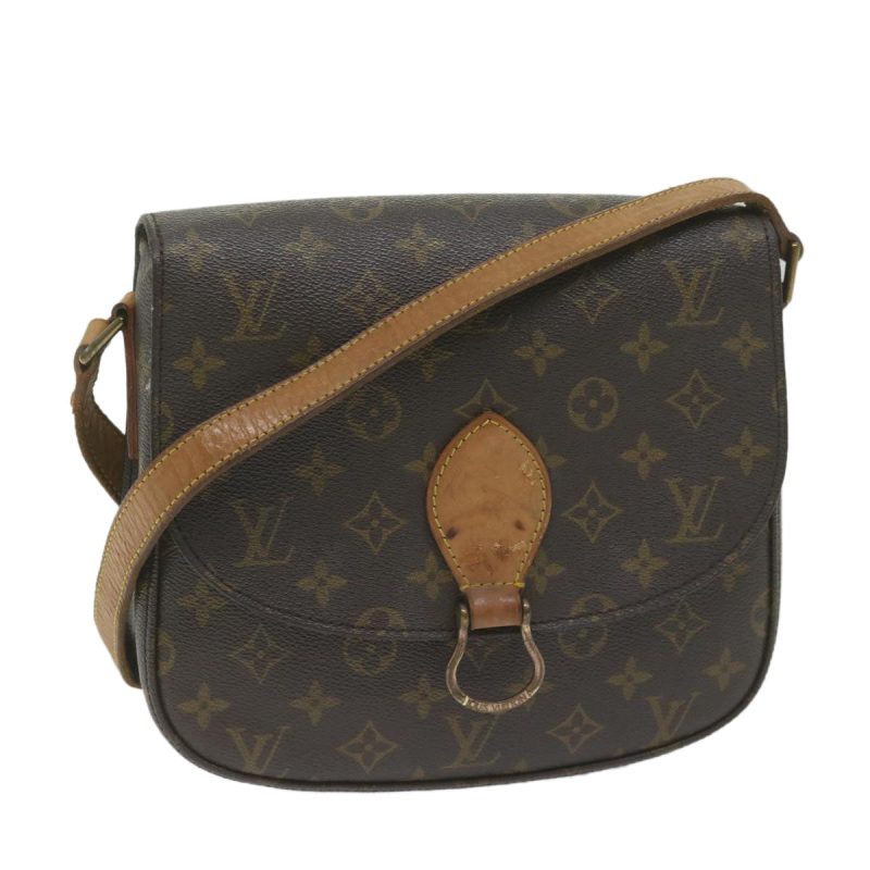 Louis Vuitton Monogram Saint Cloud GM Shoulder Bag M51242  bs10517