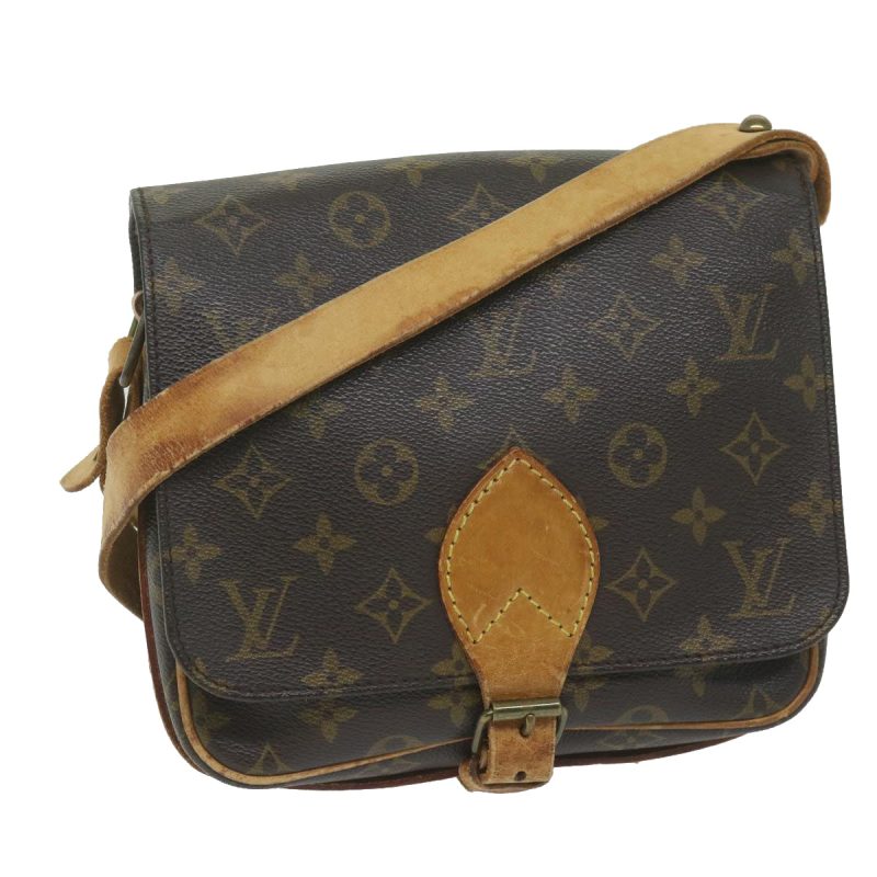Louis Vuitton Monogram Cartouchiere MM Shoulder Bag M51253  bs10528
