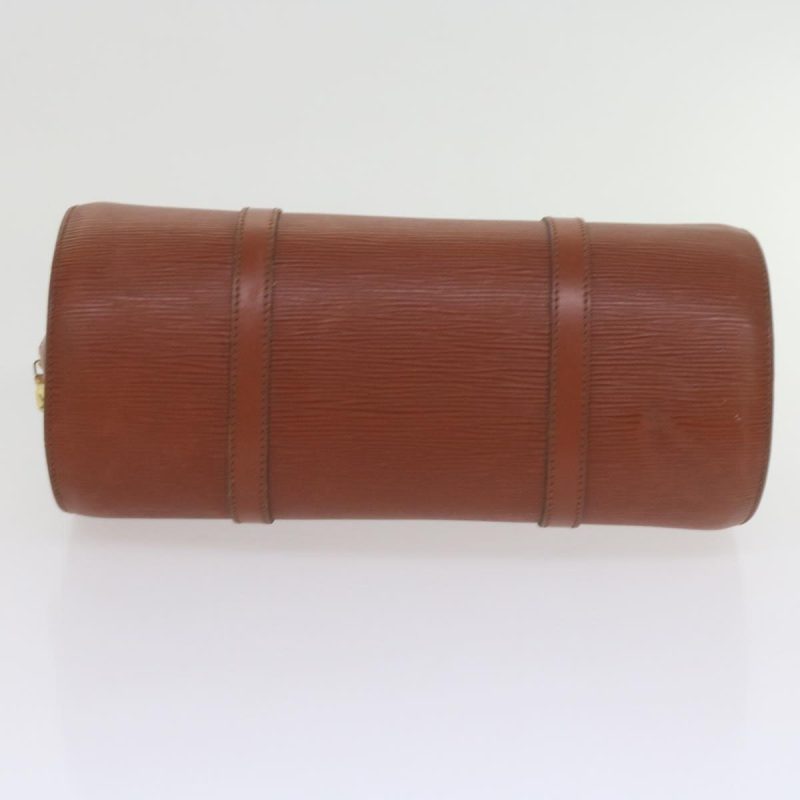Louis Vuitton Epi Soufflot Hand Bag Brown M52223  bs10547 - Image 5