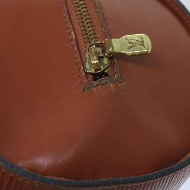 Louis Vuitton Epi Soufflot Hand Bag Brown M52223  bs10547 - Image 10
