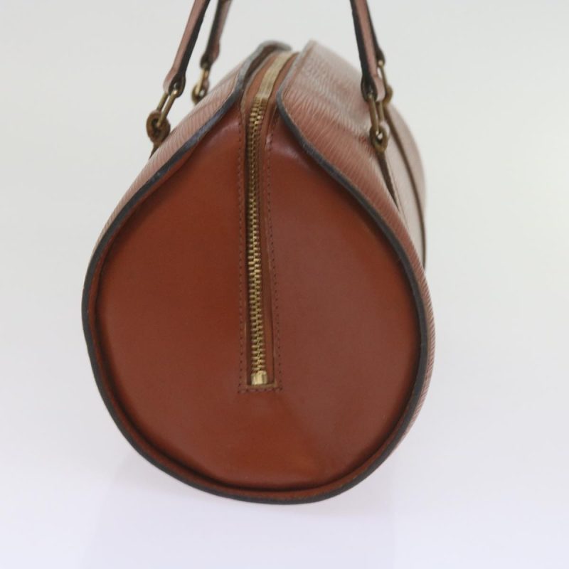 Louis Vuitton Epi Soufflot Hand Bag Brown M52223  bs10547 - Image 3