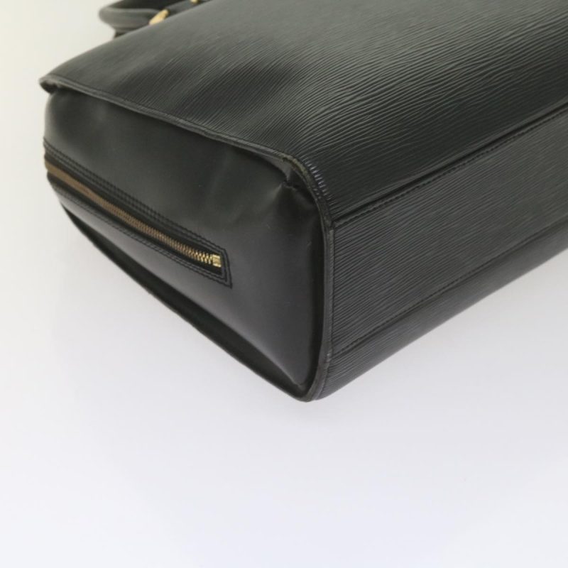 Louis Vuitton Epi Sorbonne Business Bag Black M54512  bs10557 - Image 9