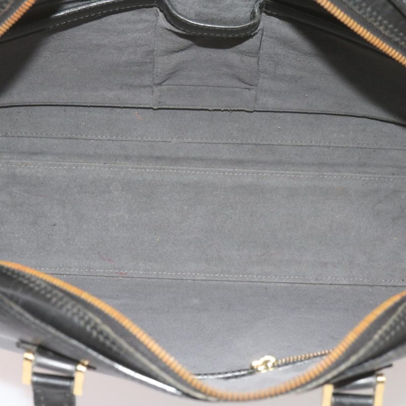 Louis Vuitton Epi Sorbonne Business Bag Black M54512  bs10557 - Image 10