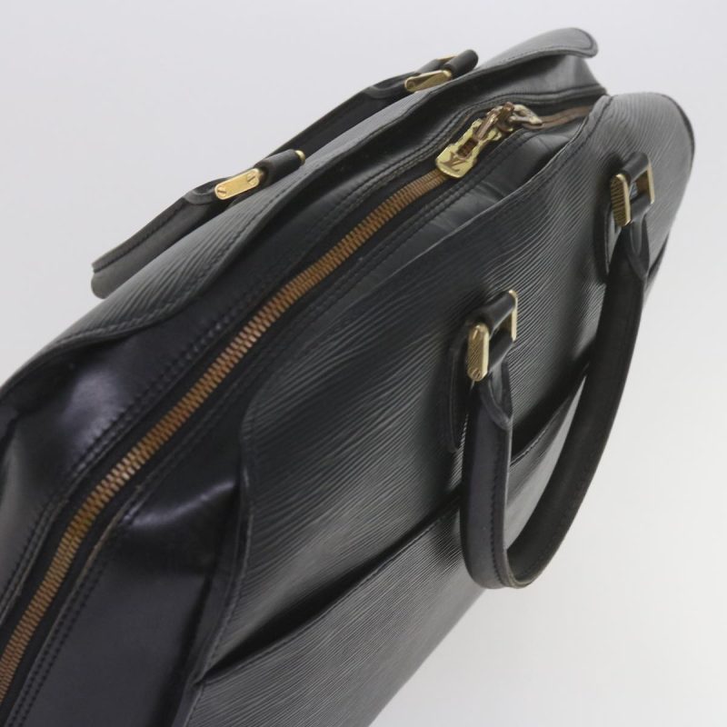 Louis Vuitton Epi Sorbonne Business Bag Black M54512  bs10557 - Image 6