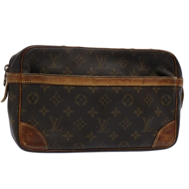 Louis Vuitton Monogram Compiegne 28 Clutch Bag M51845  bs10568