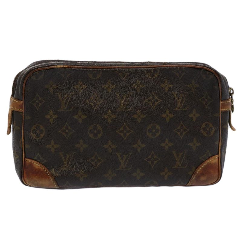 Louis Vuitton Monogram Compiegne 28 Clutch Bag M51845  bs10568 - Image 2