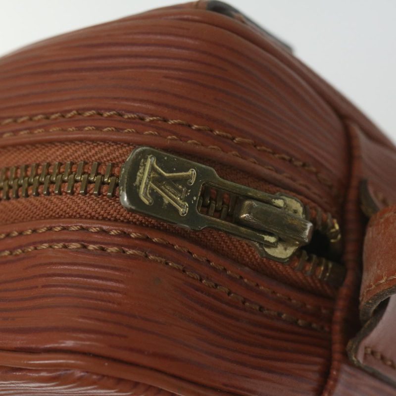 Louis Vuitton Epi Jeune Fille MM Shoulder Bag Brown M52153  bs10578 - Image 8
