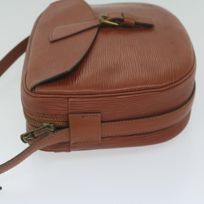 Louis Vuitton Epi Jeune Fille MM Shoulder Bag Brown M52153  bs10578 - Image 4