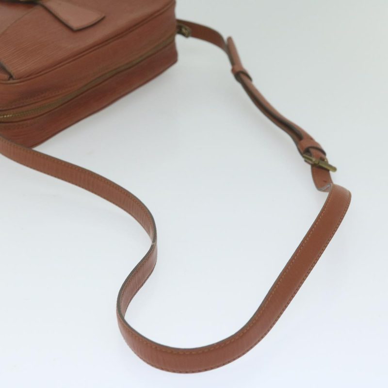 Louis Vuitton Epi Jeune Fille MM Shoulder Bag Brown M52153  bs10578 - Image 7