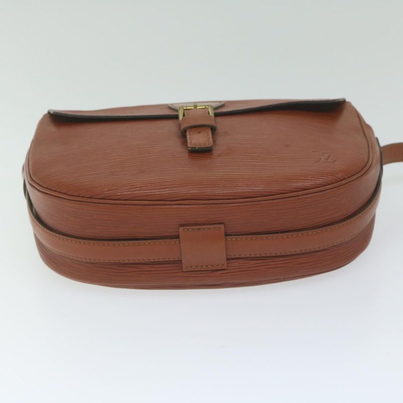 Louis Vuitton Epi Jeune Fille MM Shoulder Bag Brown M52153  bs10578 - Image 5