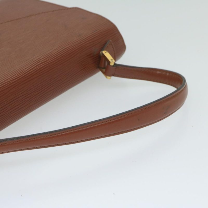 Louis Vuitton Epi Concorde Hand Bag Brown M52133  bs10587 - Image 7